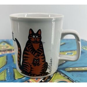 Vtg B Kliban Momcat Cartoon Cat Coffee Mug Cup 10oz Good Condition